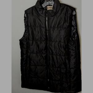 Open Trails vest Black mens large Washable 100%Poly chest 44